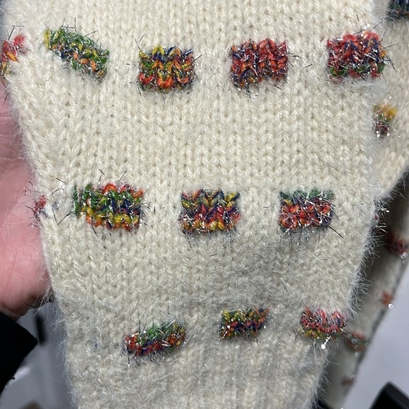 Anthropologie Moth sweater with sparkle polka dots - Picture 8 of 9